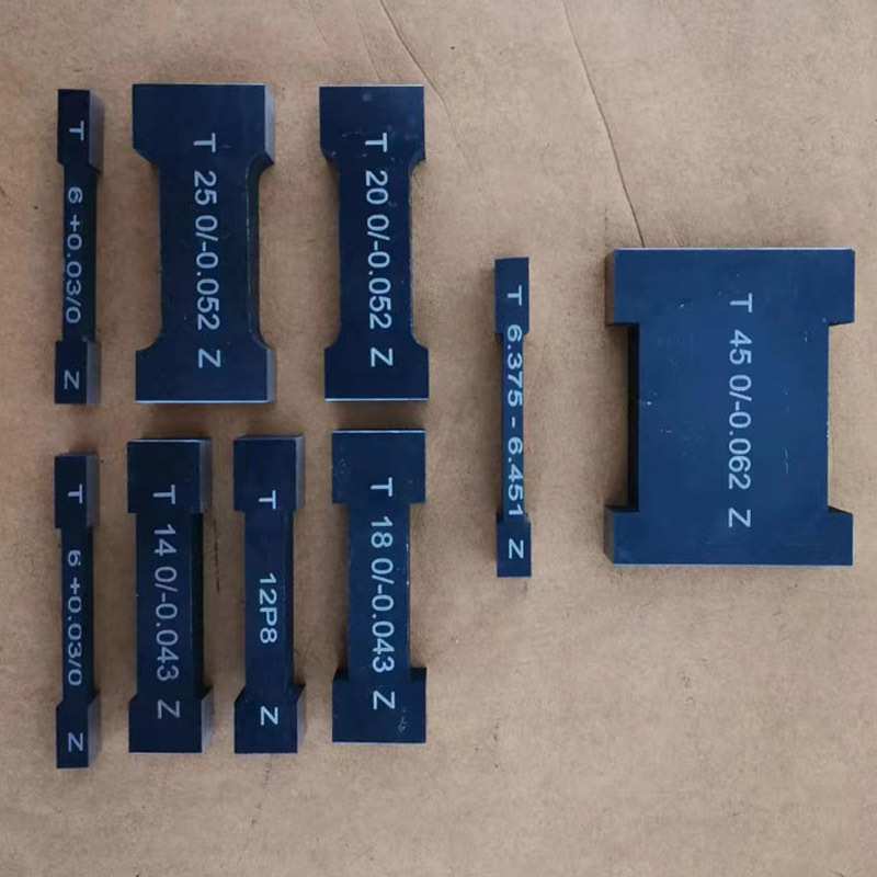 键槽塞规测槽宽度量板通止规 js9 n9p9精度测槽规块规方孔专用规