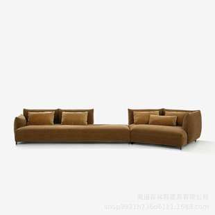 意式 Joan米兰设计师轻奢组合沙发客厅三人位异形沙发 极简2025款