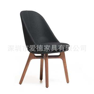 修罗餐椅solo dining chair 北欧风格高档布艺餐椅