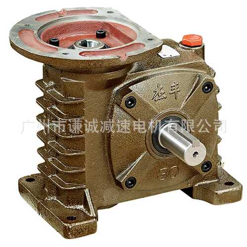 蜗轮减速机WPDA100-1/30可配3KW电动机使用带电机连接法兰涡轮