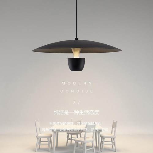 餐厅吊灯现代简约极简北欧个性2021新款led吧台床头卧室餐桌灯具
