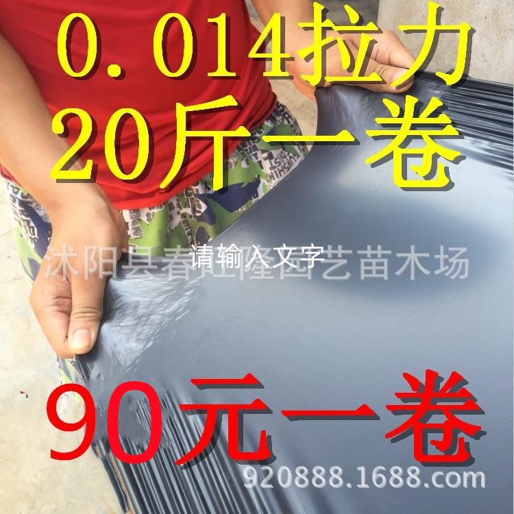 农用除草 黑色地膜 加厚除草地膜 20斤 1.4丝黑色地膜农作物使用