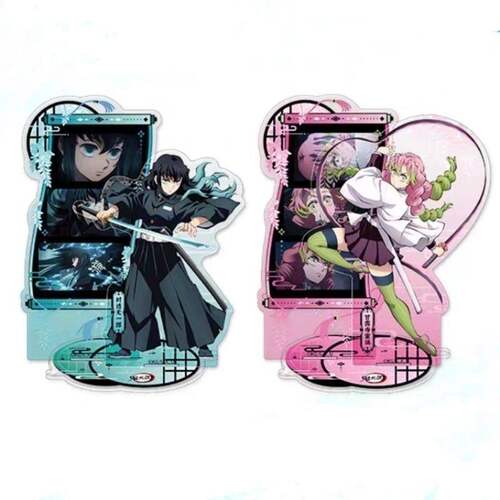 新款鬼灭之刃周边双插自制立牌甘露寺蜜璃时透无一郎亚克力摆件