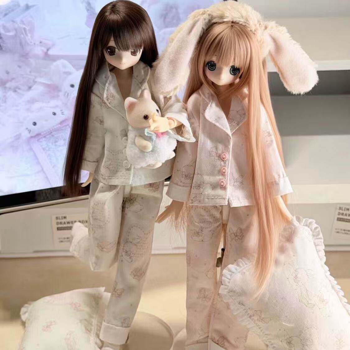 可爱甜心少女BJD娃衣睡衣套装