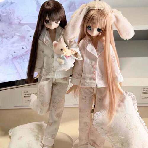 可爱甜心少女BJD娃衣睡衣套装