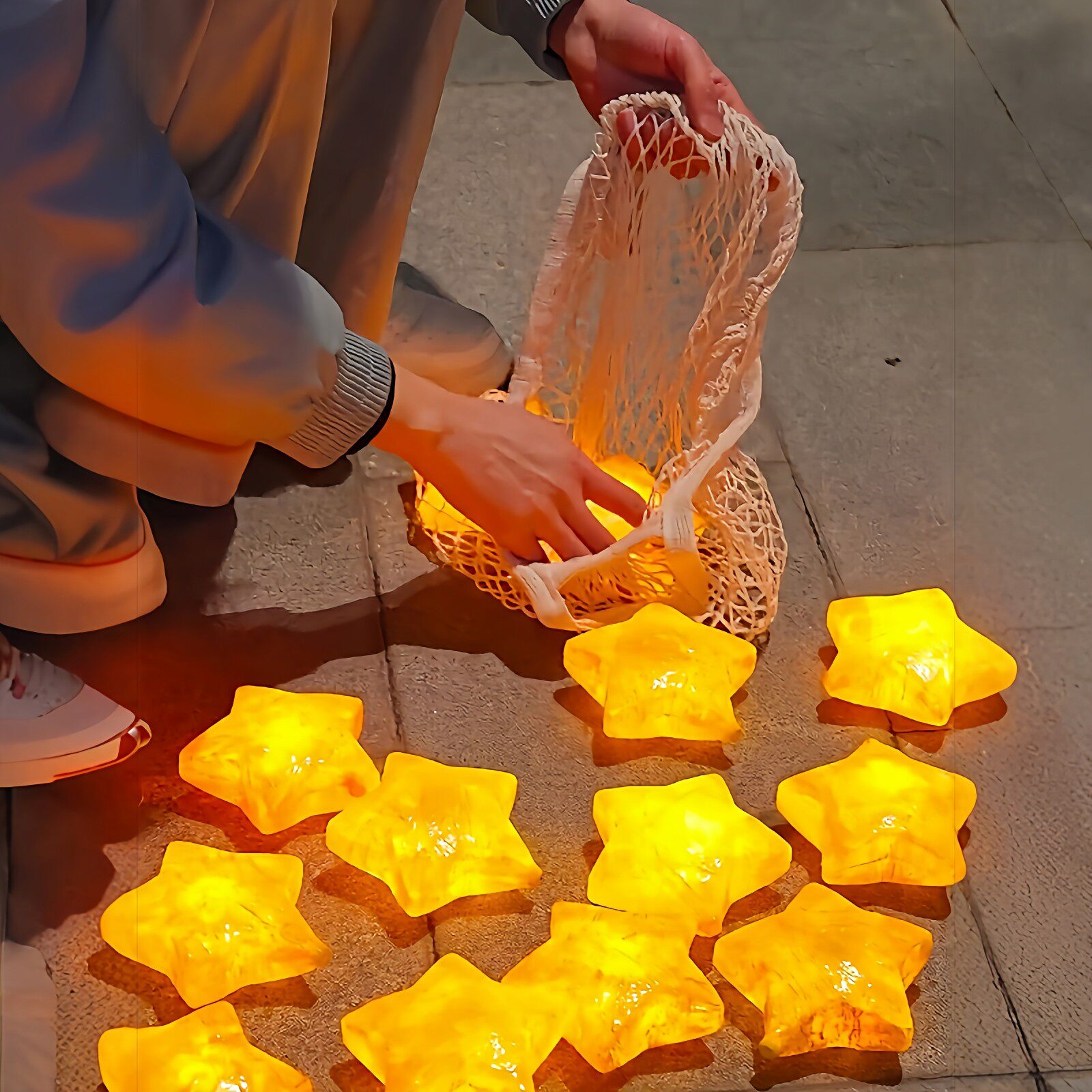 【一分钟拍照灵感】手持发光星星灯拍照道具室内氛围装饰求婚布置