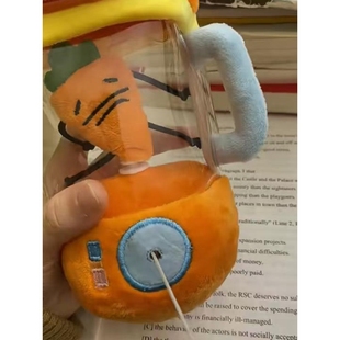 张田中榨汁机玩偶可爱趣味抽绳转动毛绒玩偶创意生日礼物送闺蜜