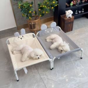 宠物行军床离地防潮狗床四季通用可拆洗狗窝中小型犬安全感猫窝