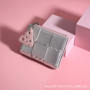 短款钱包卡包一体女款多卡位可爱2024新款证件收纳包大容量零钱