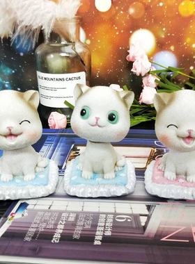 萌趣小猪小兔子小猫装饰品小摆件创意可爱学生闺蜜礼物镇纸小物件