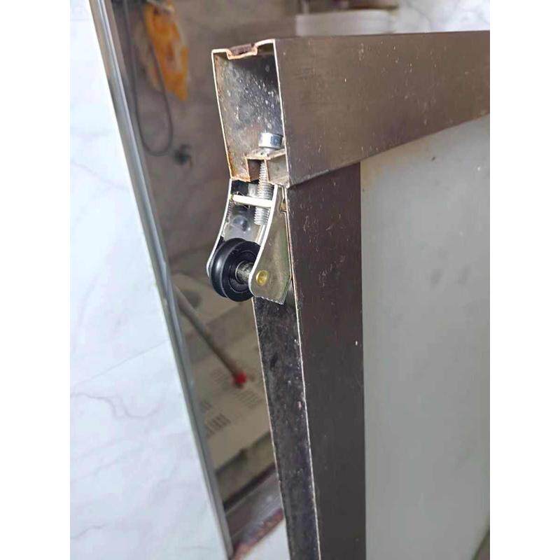 滑轮隔断吊轮玻璃门脚轮浴室双凹下轮凸轮轨道卫生间衣柜移门轮