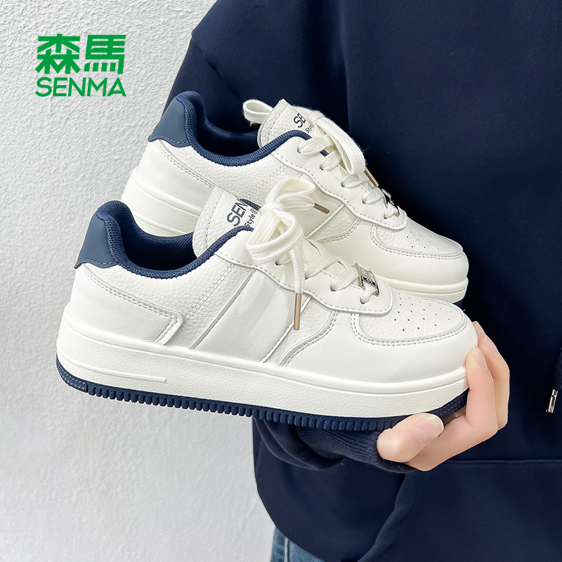 森马板鞋女款鞋子女2025秋季新款爆款百搭休闲小白鞋加绒二棉鞋女