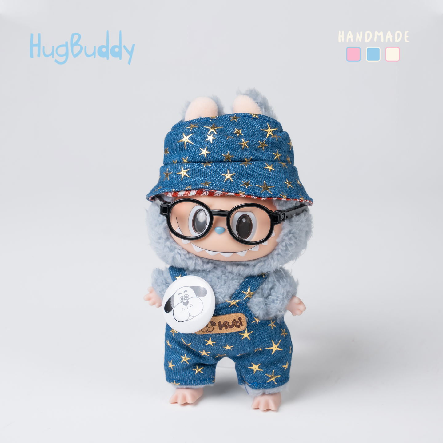 hugbuddy抱抱布迪labubu三代娃衣一代二代拉布布衣服裙子替换装
