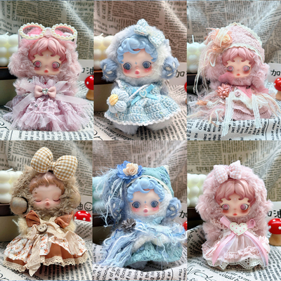 光织园二代sp沐木娃衣冬日乐章毛绒挂件衣服着替重工原创头饰发饰