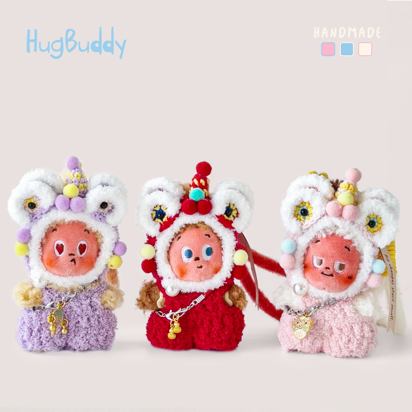 mini4.0娃衣10厘米娃衣星星人包包挂件扣挂礼物4代卡通玩偶钥匙