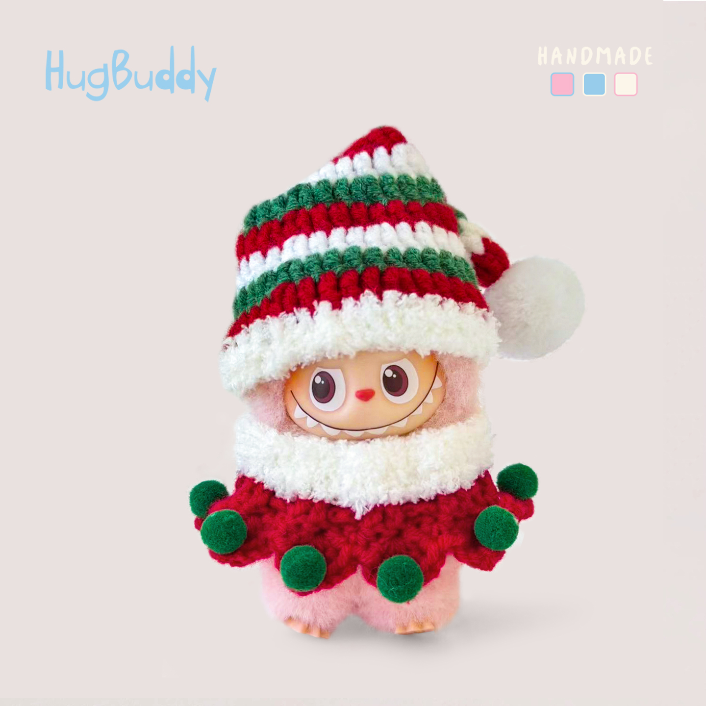 labubu4.0娃衣搪胶拉布布四代衣服心底密码4代公仔玩偶替换装