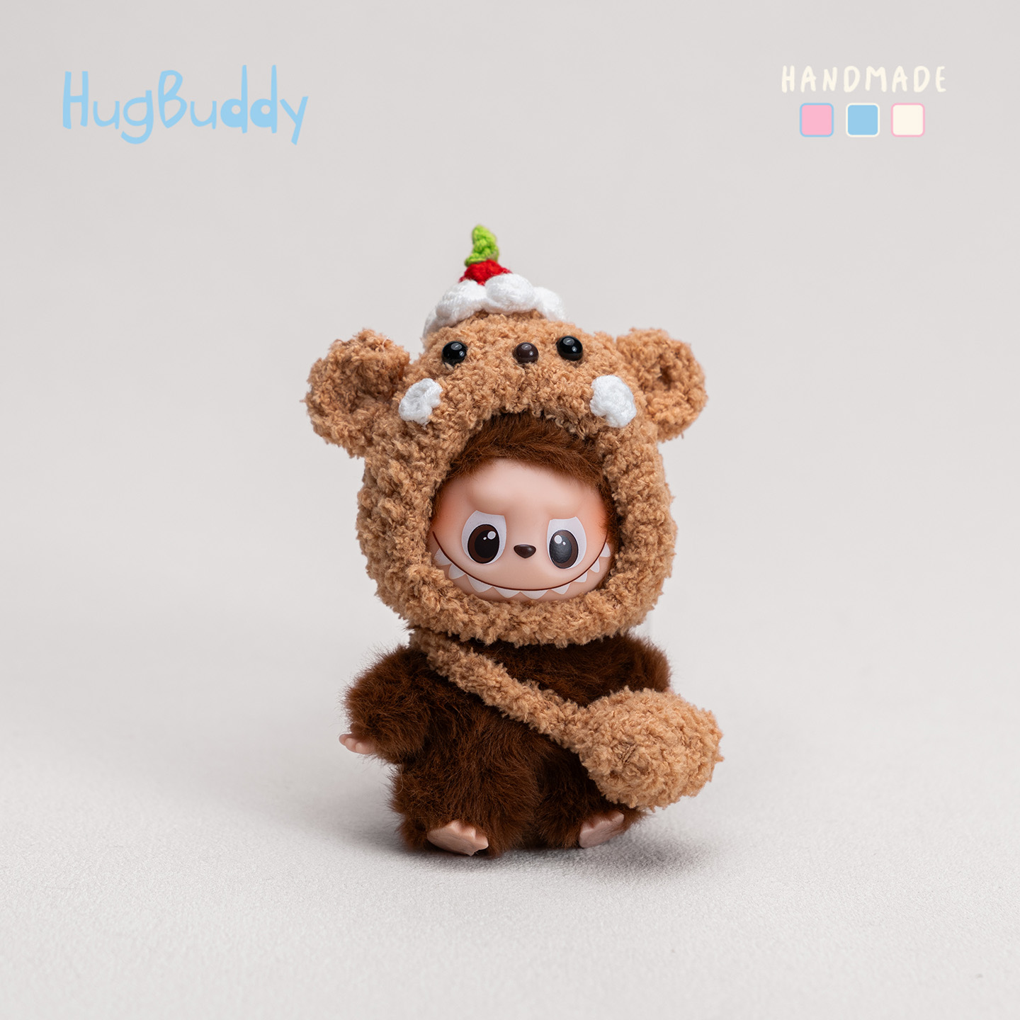 labubu拉布布娃衣mini4.0四代心底密码迷你娃衣钩织套装10cm娃衣