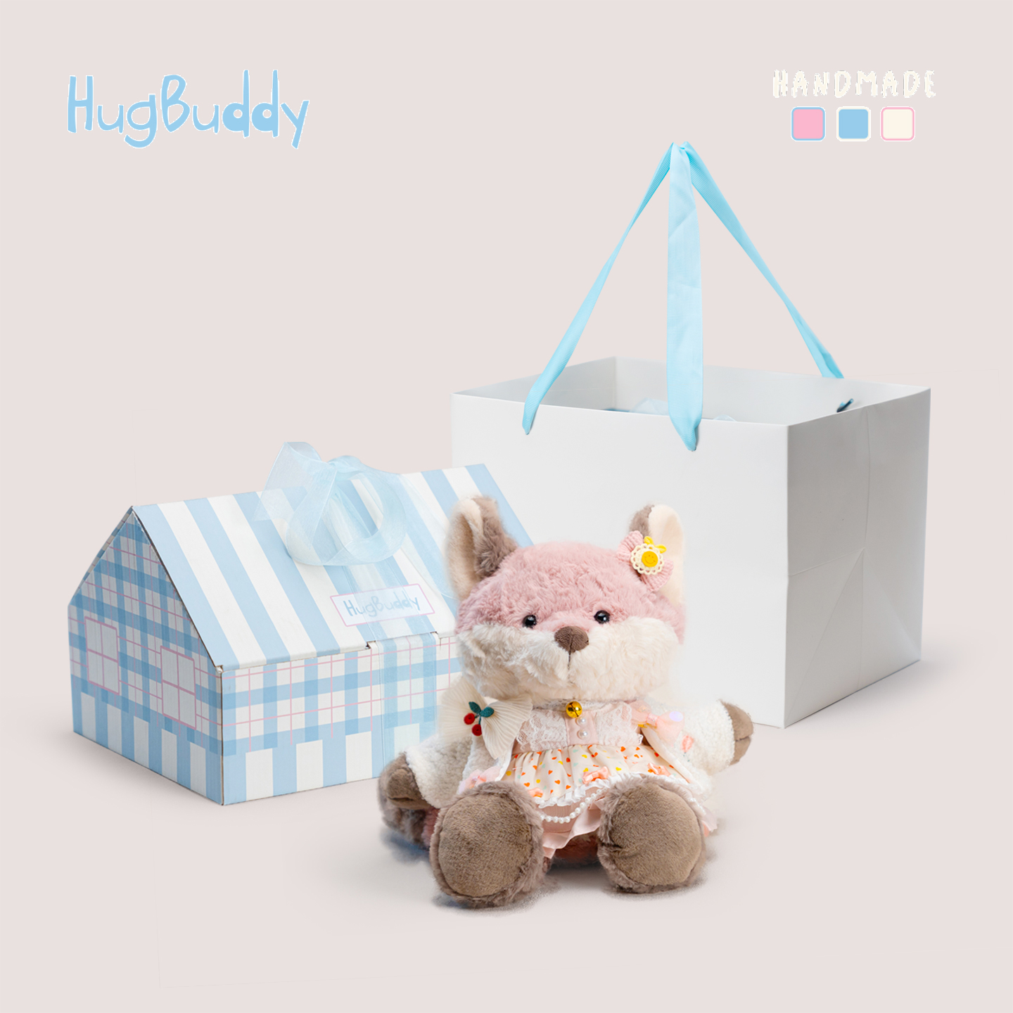 狐狸桃桃陪伴毛绒玩偶生日礼品