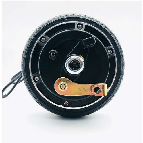 叶子6.5寸无刷无齿轮毂电机实心轮胎36V电机马达小轮毂电机