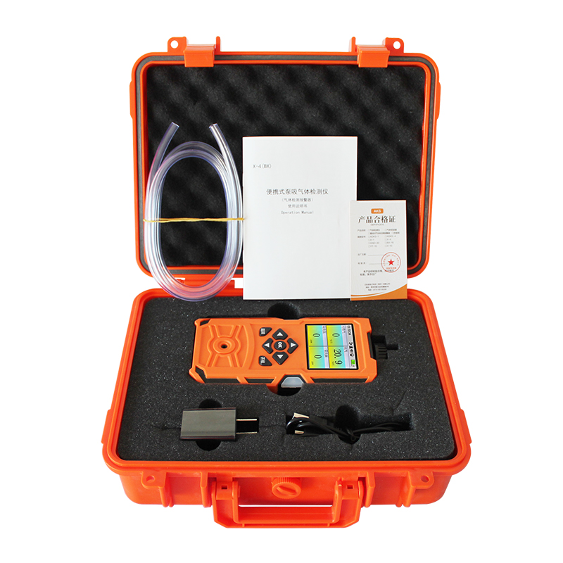 泵吸式四合一气体j检测仪有毒害爱德克斯X-4臭氧氨气甲醛氯气氢气