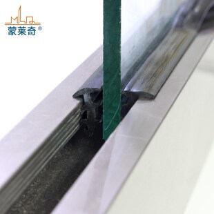 90型老式 铝合金门窗密封条73推拉窗户玻璃压条防水T胶条70移窗防