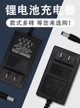 12V锂电池充电器16.8V25Vx21V手电钻电源富格龙韵适用于镍镉充电