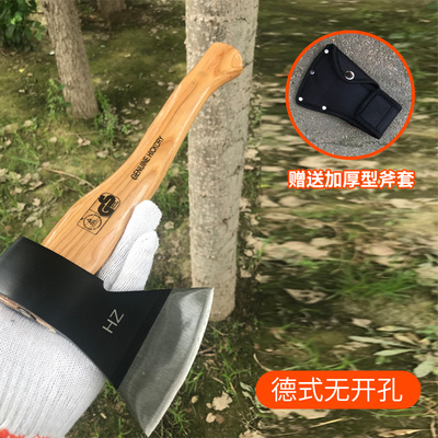 户外斧子劈柴斧头m野营斧野外砍伐斧锻造斧木柄斧家用剁骨斧