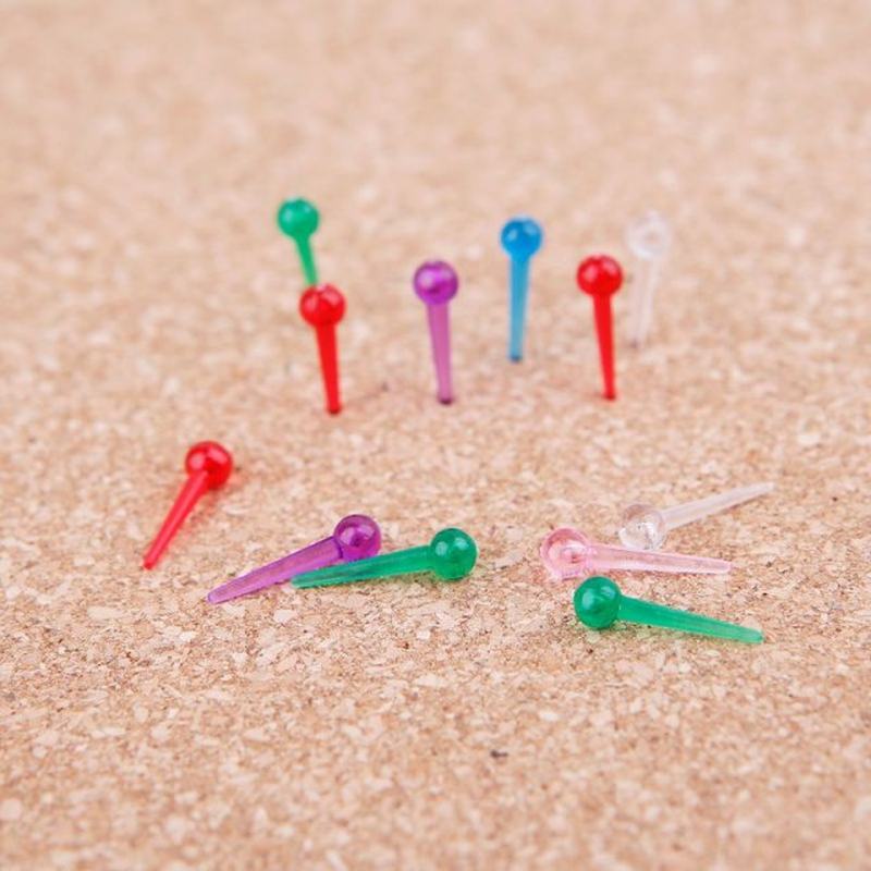 现货200pcs Plast Safety Push Pis Thumbtas For emakig S