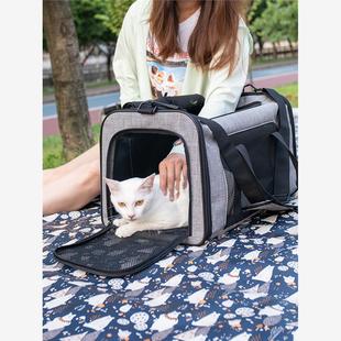 车载猫咪包透气大容量两只猫外出门便携宠物包狗包绝育猫笼子猫窝