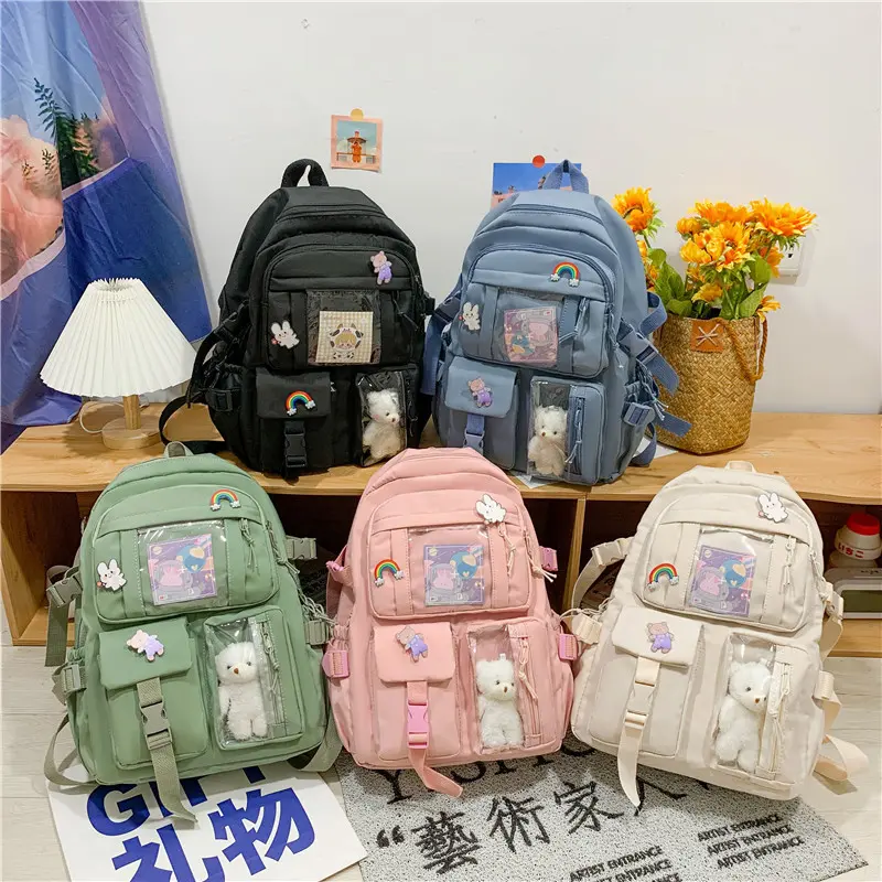 学生书包小学生女ins森系清新