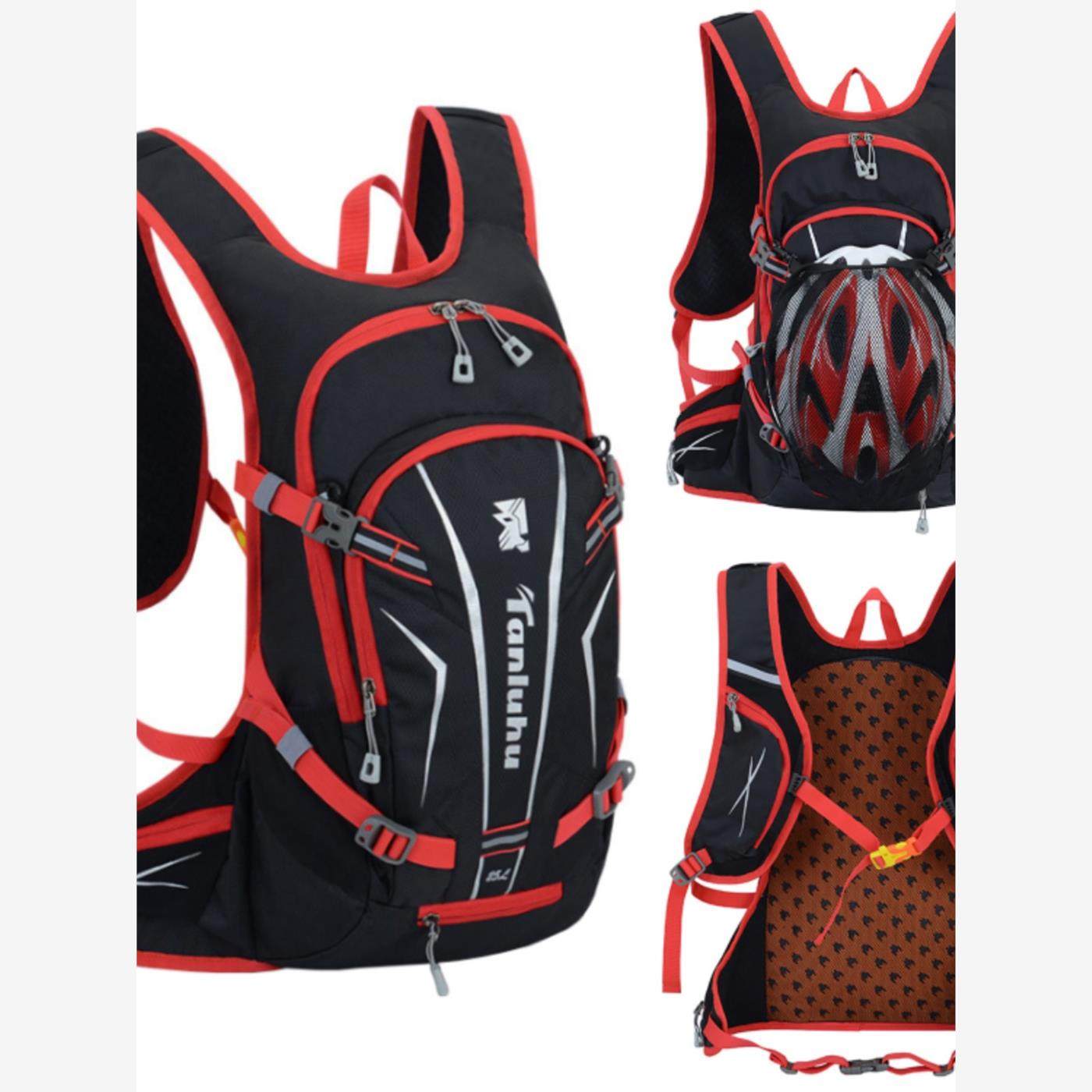 25L户外运动双肩包男女轻便旅行包 跑步徒步登山包自行车骑行背包