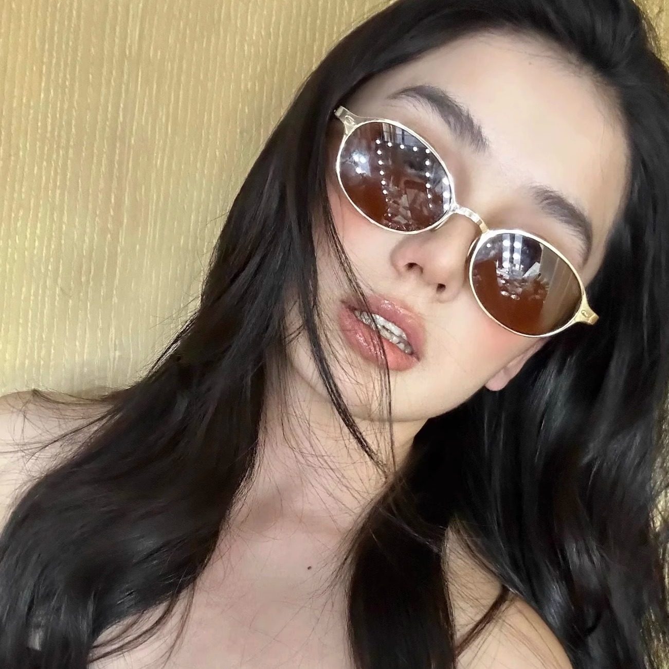 2025墨镜02丨椭圆框β钛墨镜质感时尚太阳镜core