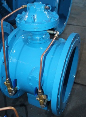 金钛铸钢BFDG7MH41X型活塞式管力阀DN900标准GB/T13927