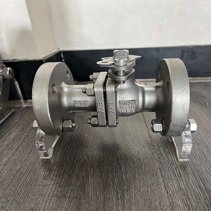 304不锈钢球阀法兰式全通径浮动耐压工业防腐水阀全通径耐压