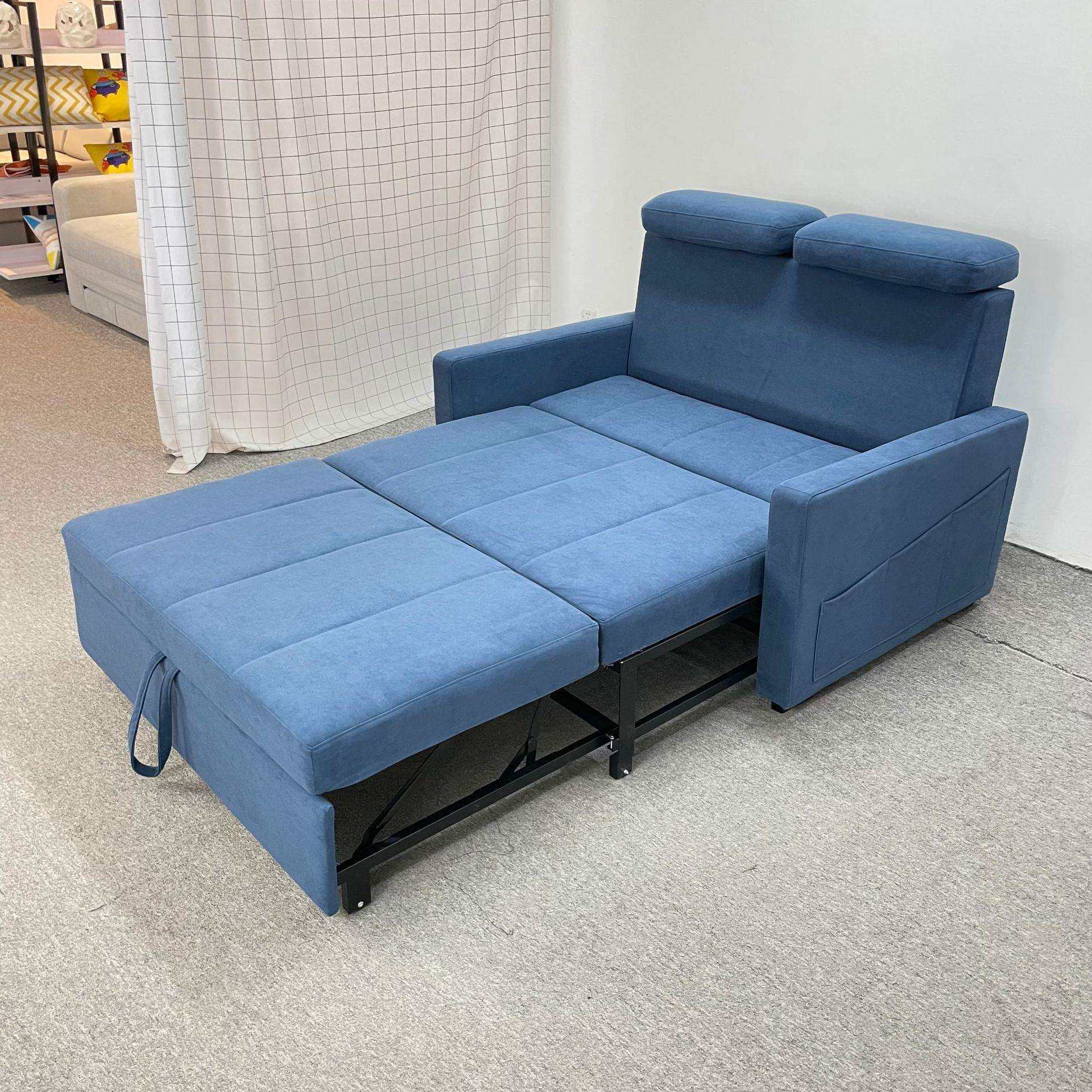 折叠沙发床1.5米1..8米小户型乳胶单人折叠床两用科技布沙发床