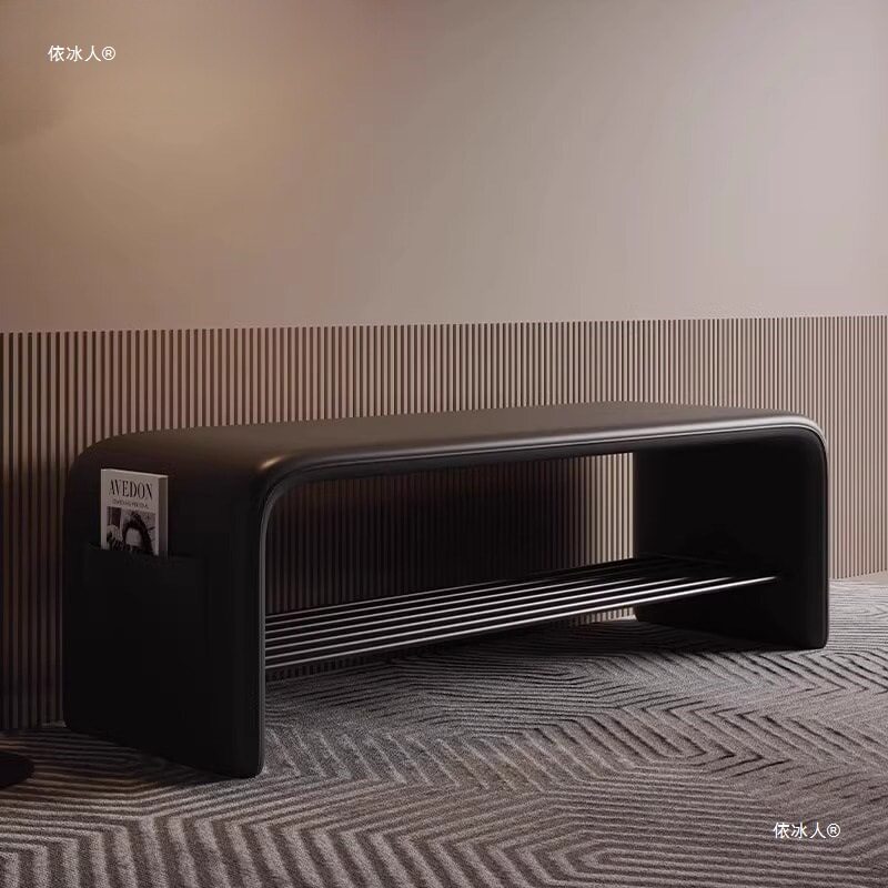 进门入户换鞋凳门口家用长条凳子穿鞋凳鞋柜一体玄关凳轻奢床尾凳