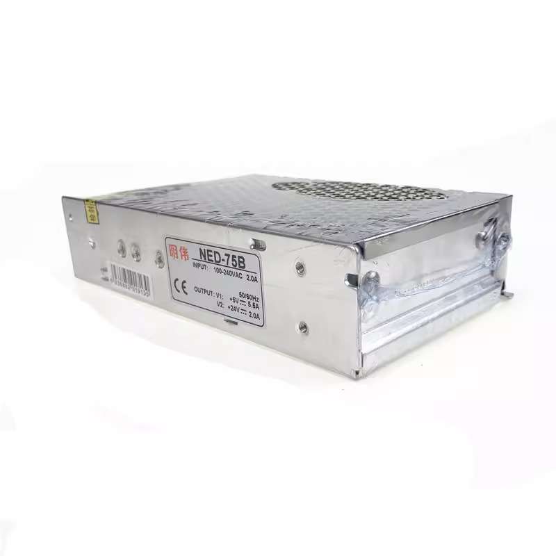 NED-75A-75B两路输出开关电源工业电源乐清明伟双组输出5V7A12V3A
