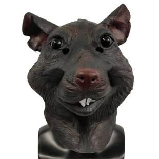 忍者神龟斯普林特大师面具老鼠头套装扮网红抖音影视表演道具耗子