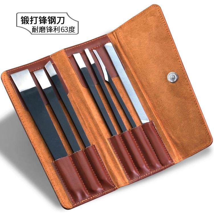 足疗锋钢七件套去死皮刀扦脚刀修老茧扬州三把刀技师专用刀修脚刀