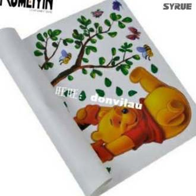 现货w Caro Br ad Tigger Wa Stker Dl Kids Room Bab-