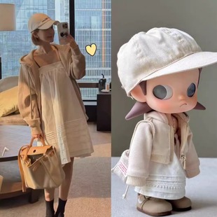 明星嘎·赵露思同款原创Zsiga可动人偶1/8娃衣手作卫衣裙休闲套装