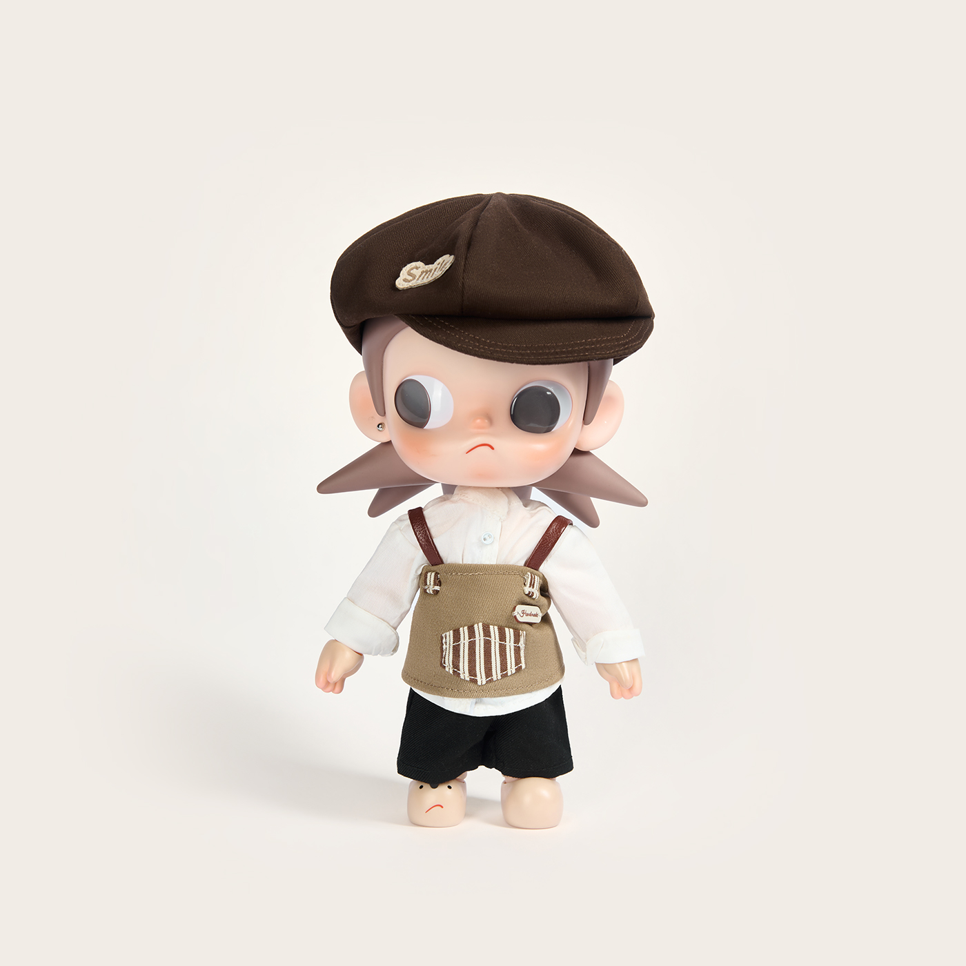 咖啡师·原创Zsiga娃衣1/8BJD栗子咖啡围裙衬衫西裤贝雷帽小六体