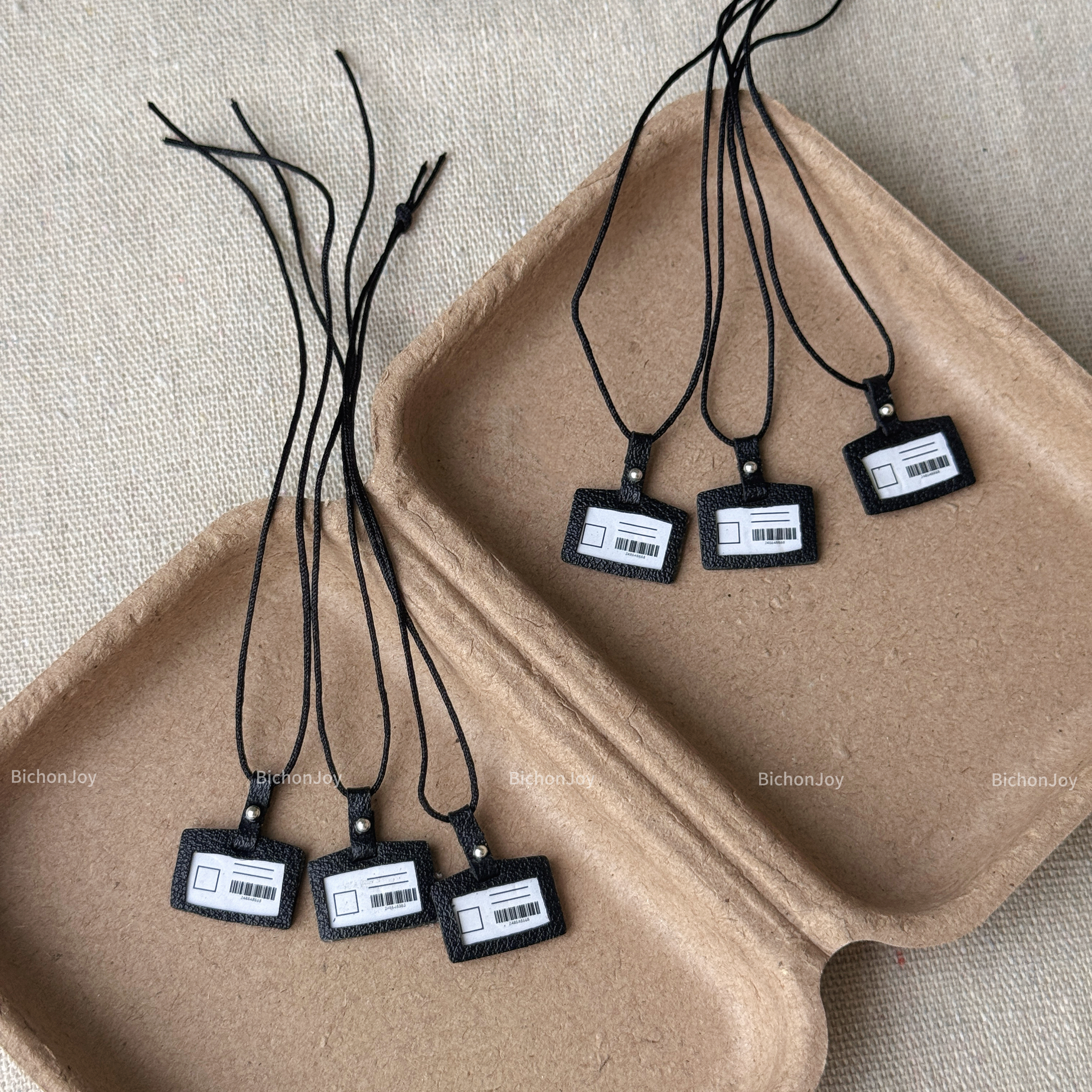 Zisga嘎子姐1/8 Bjd1/6小布可动人偶工作牌工作证牛皮