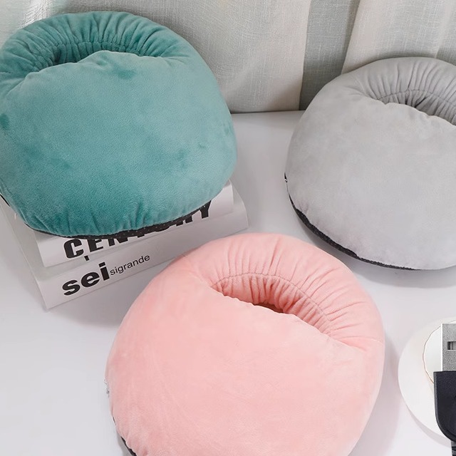 USB暖脚宝 可插充电宝发热冬天简约 电热暖脚宝 毛绒暖脚神器