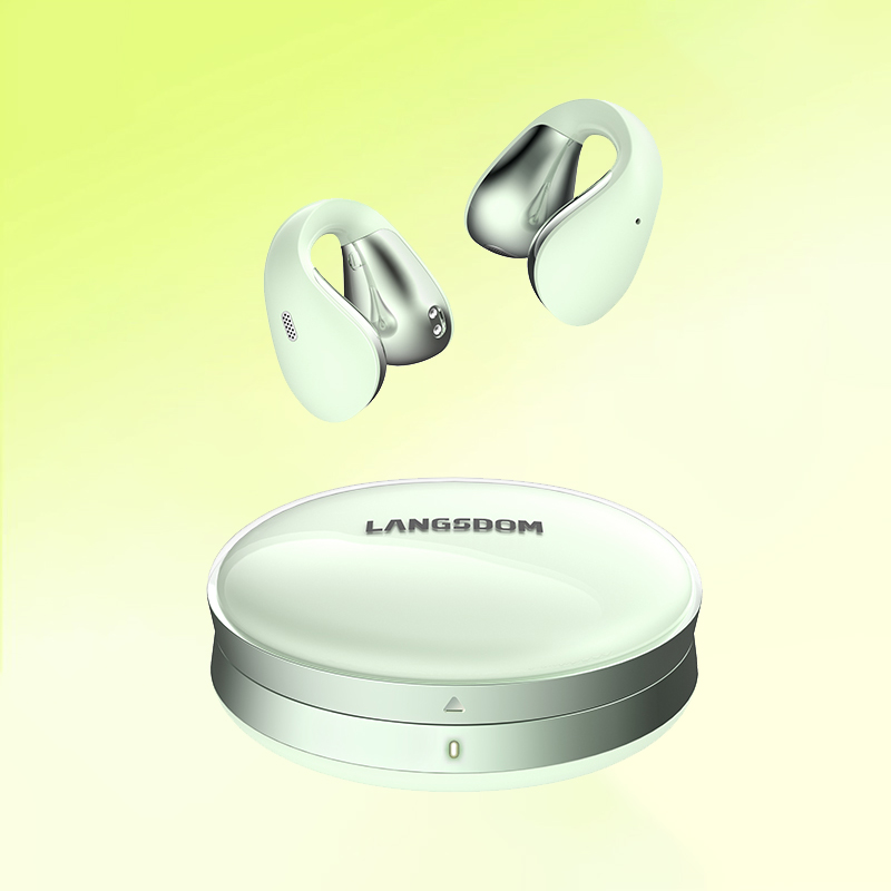 兰士顿AirSoul TS02耳夹式蓝牙耳机气骨传导不入耳2025新款无线