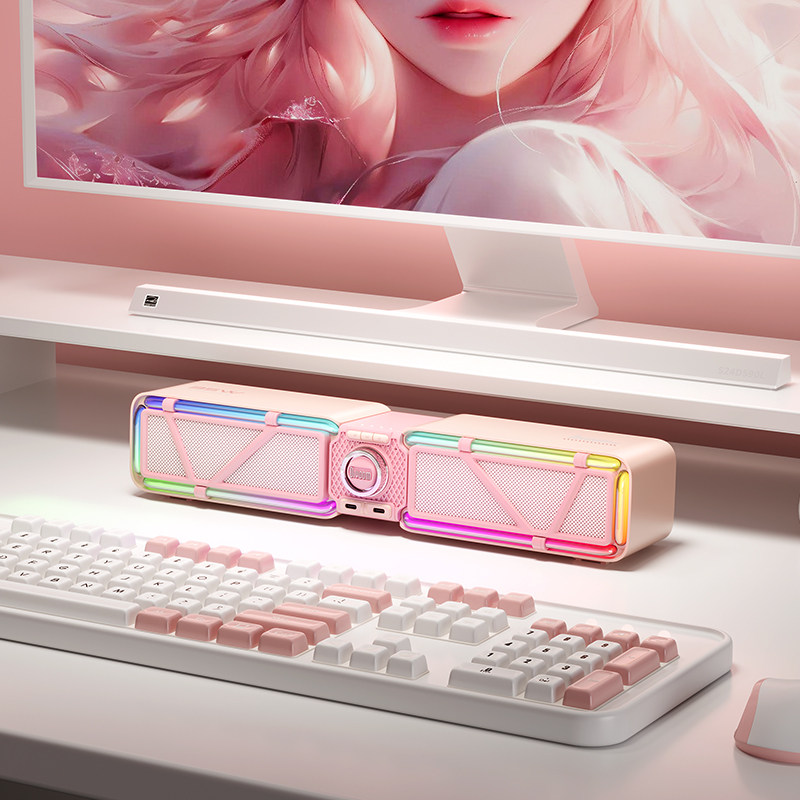 Divoom点音电脑音响桌面蓝牙音箱重低音电竞游戏专用台式家用有线