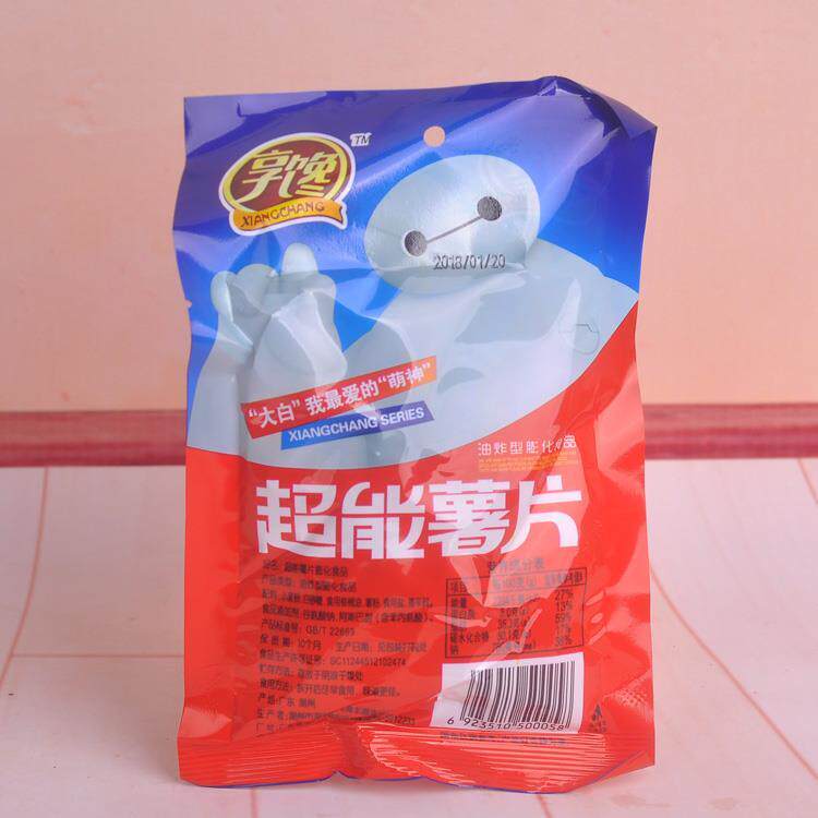 大白薯片享馋超能薯片23g*30袋油炸型膨化食品小零嘴食品大礼包