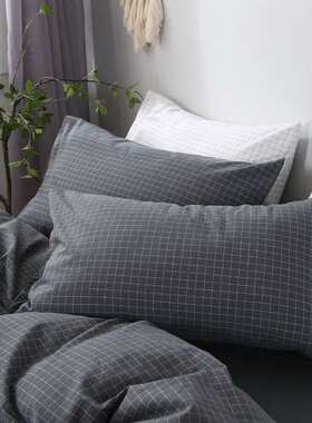 纯棉30cm50枕套40cmx60枕头套48x74儿童35小号45一对55装70大西辰