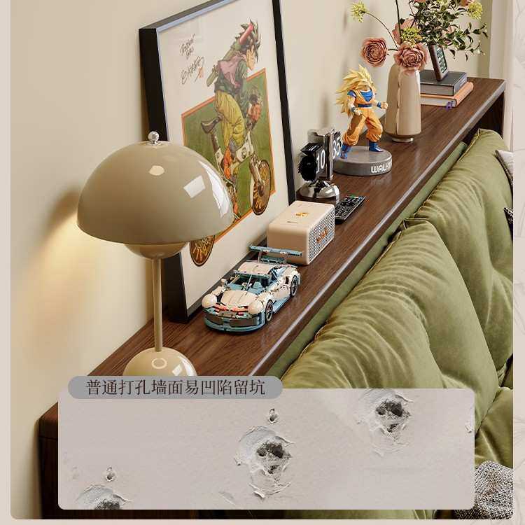 实木沙发后置物架靠背柜床尾长条收纳柜多层墙边小窄桌夹缝隙