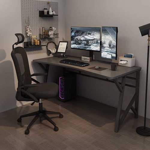 电脑桌电竞桌台式简约家用书桌卧室桌子学生学习写字台办公桌简易